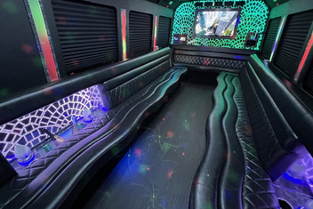 Renton Limo Bus Interior