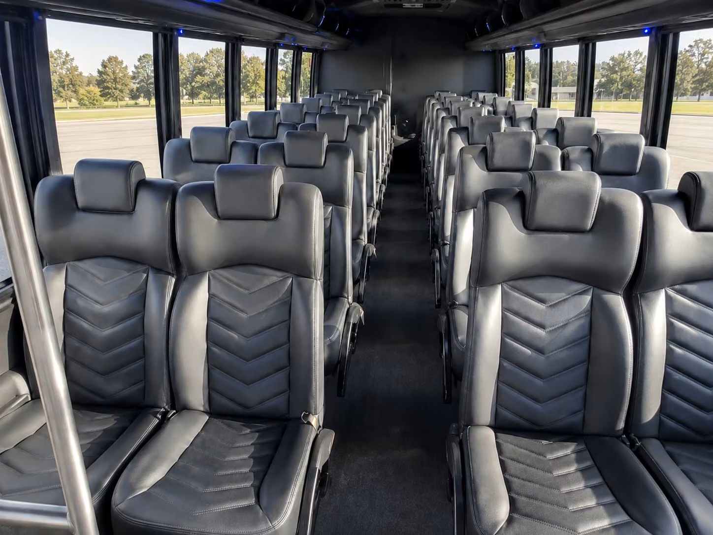 15 passenger minibus interior