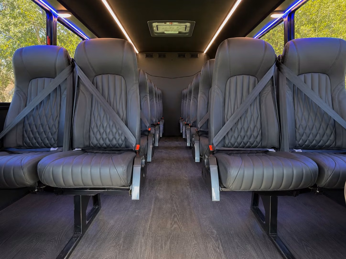 18 passenger minibus inside
