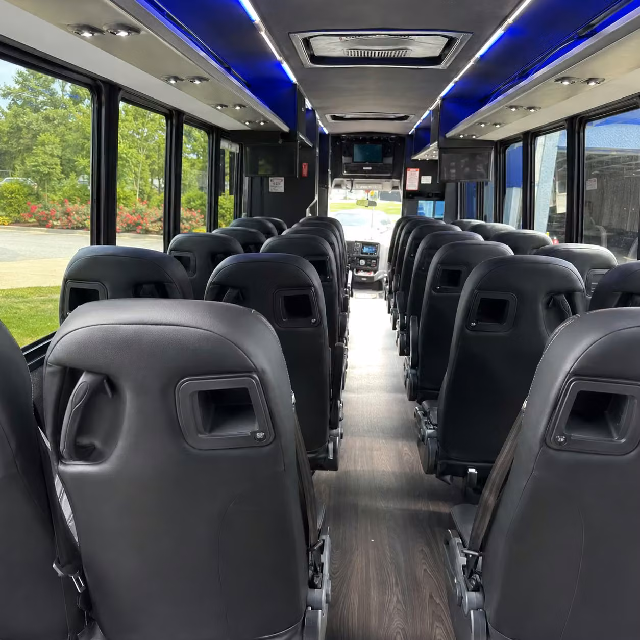 25 passenger minibus inside