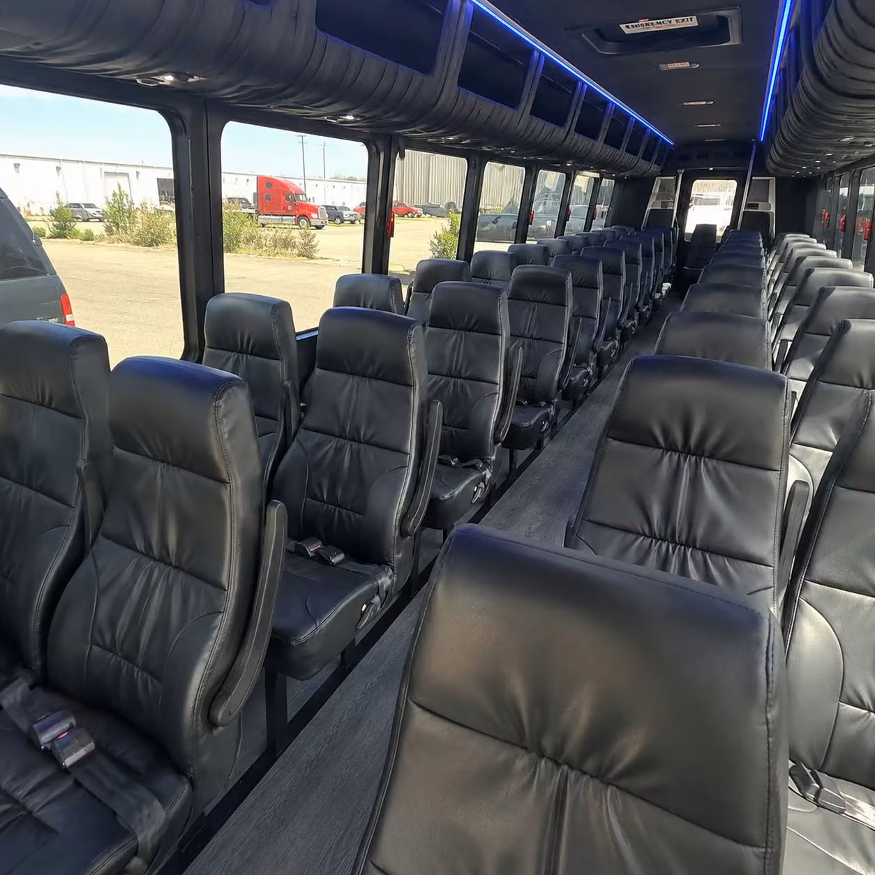28 passenger minibus inside
