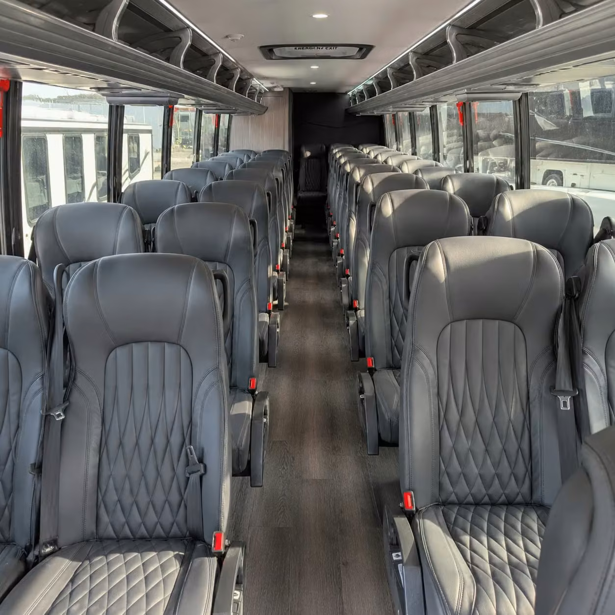 28 passenger minibus interior