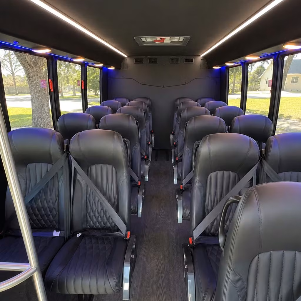 35 passenger minibus inside