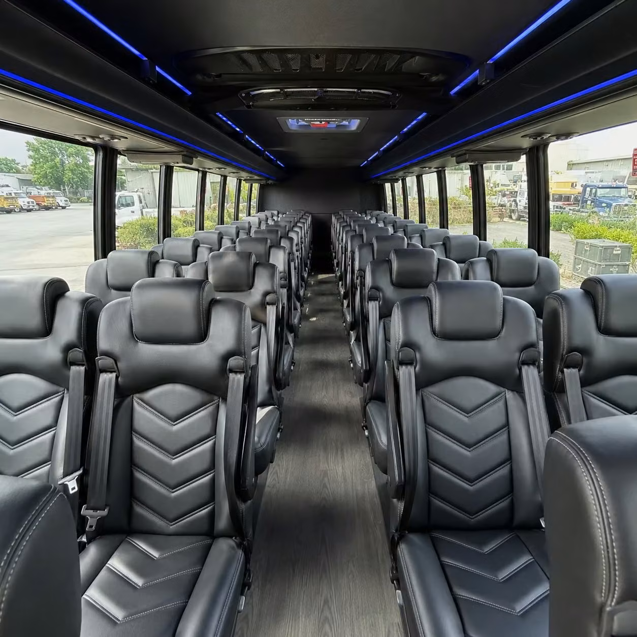 35 passenger minibus interior