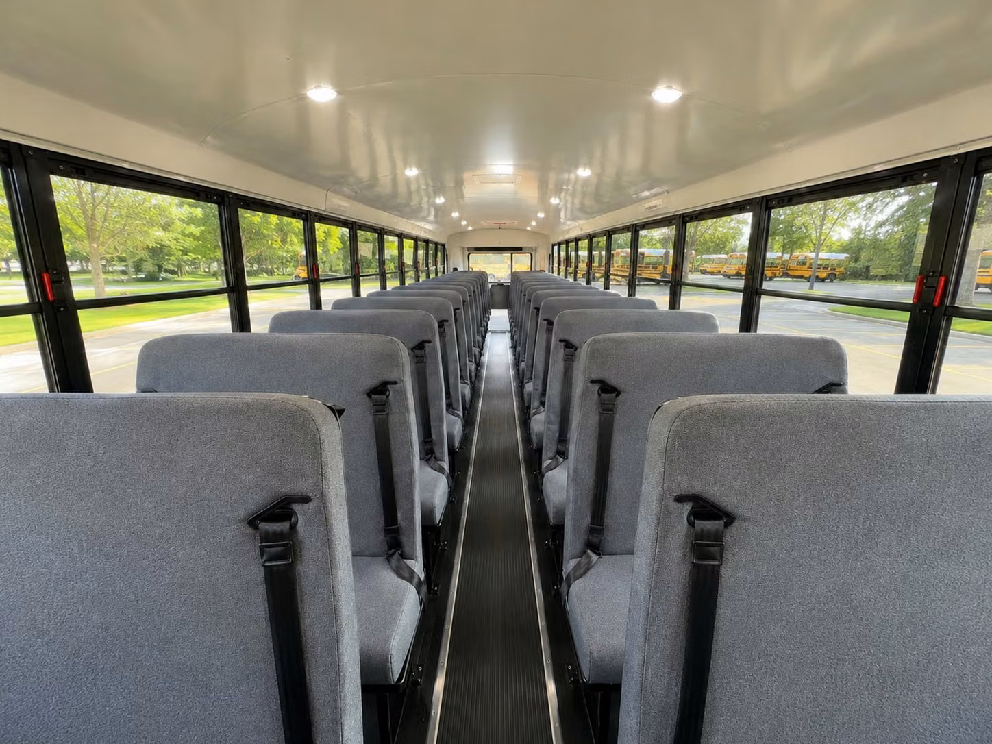school bus interior