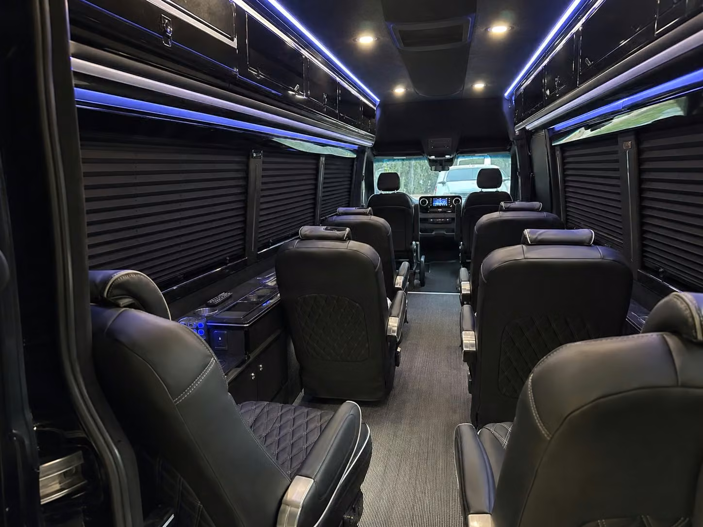 sprinter van with driver interior